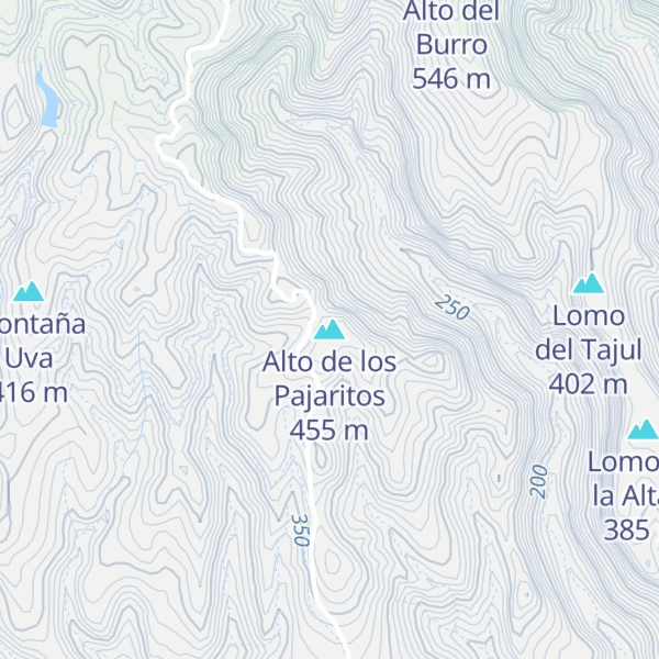 Map of Alto de los Pajaritos