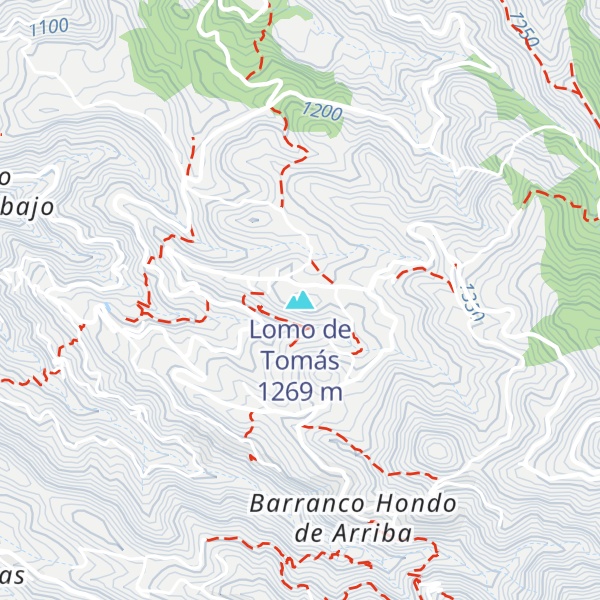 Map of Lomo de Tomás