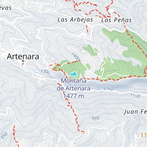 Map of Montaña de Artenara
