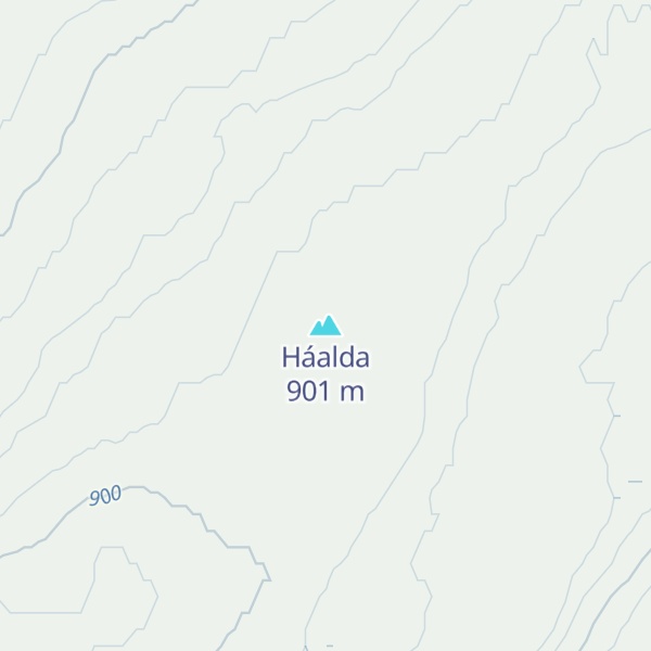 Map of Háalda