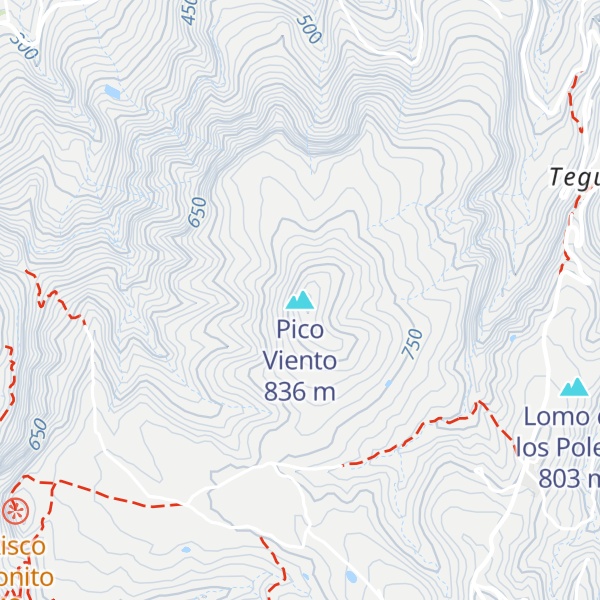 Map of Pico Viento