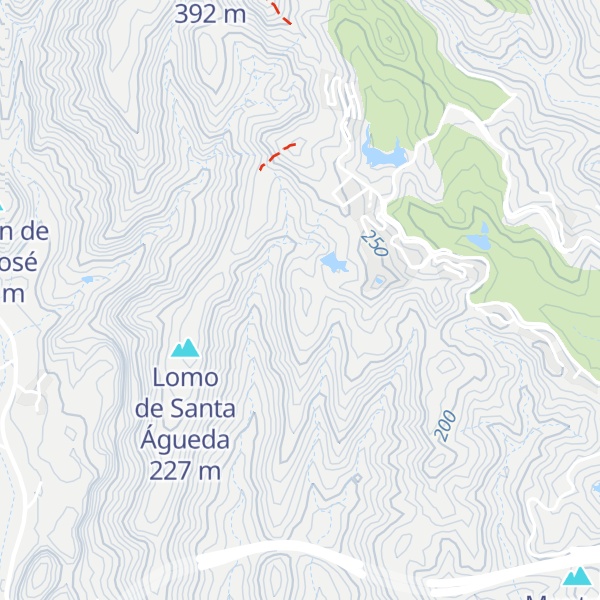 Map of Lomo Arpón Blanco