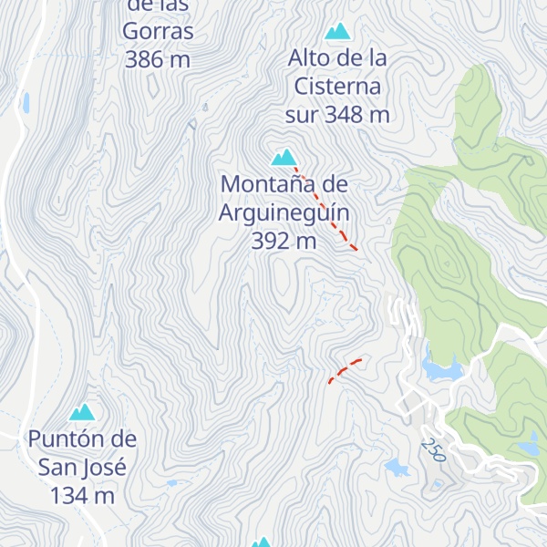 Map of Las Cabezadas