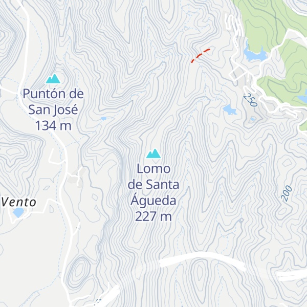 Map of Lomo de Santa Águeda