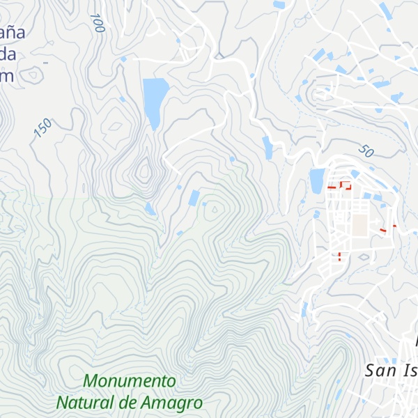 Map of Montaña de la Cruz