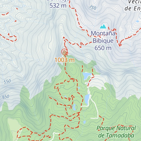 Map of Montaña de las Presas