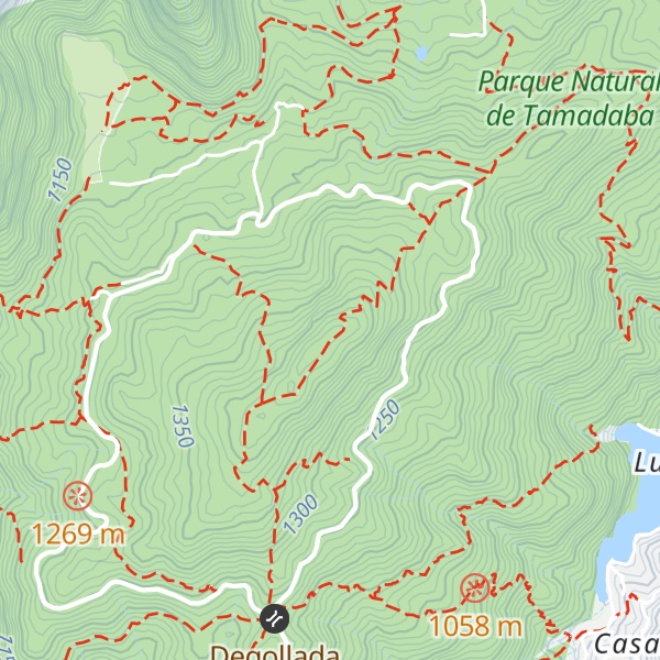 Map of Pico de la Bandera