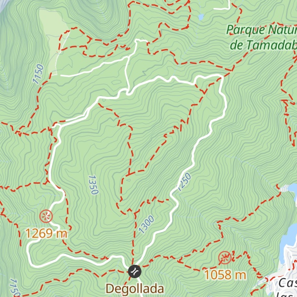 Map of Tamadaba