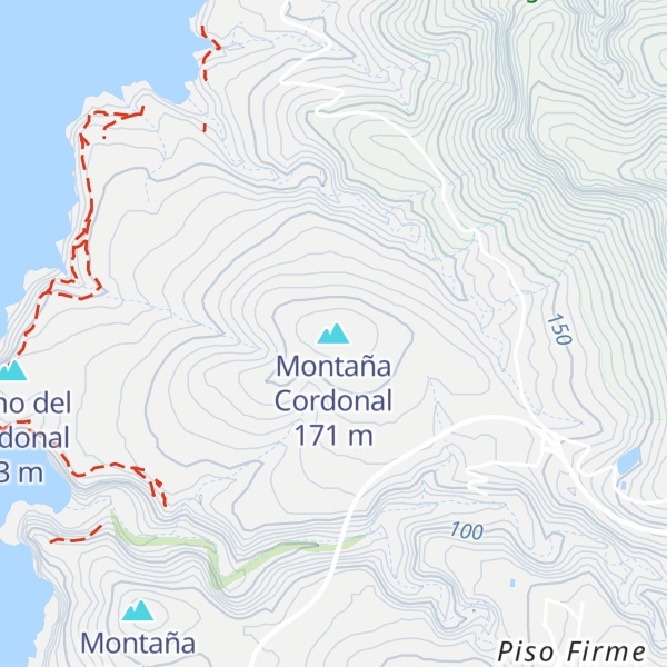 Map of Montaña Cordonal