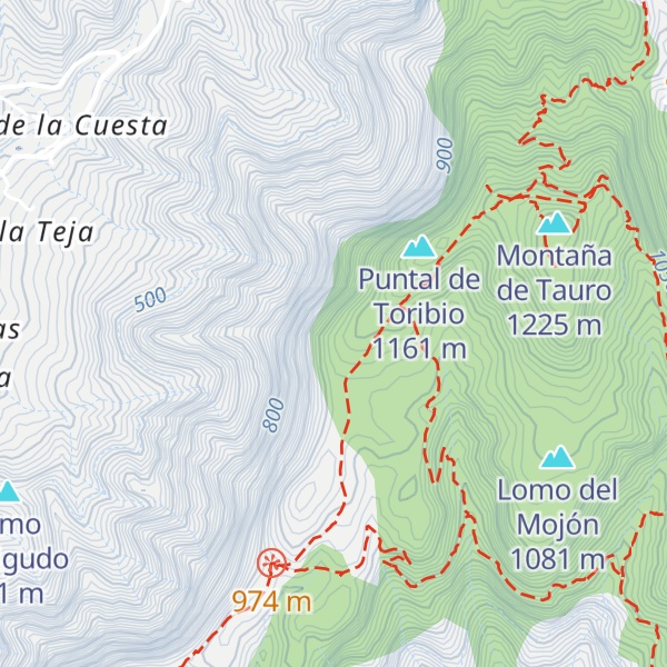 Map of Puntal de las Cadenillas