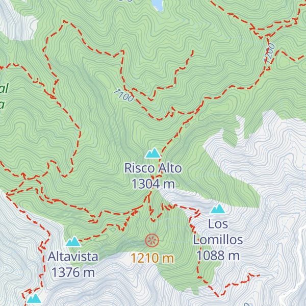 Map of Risco Alto