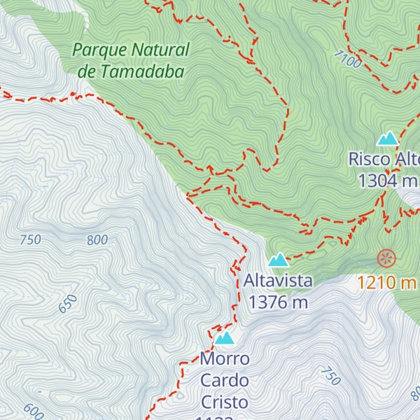 Map of Lomo del Cura
