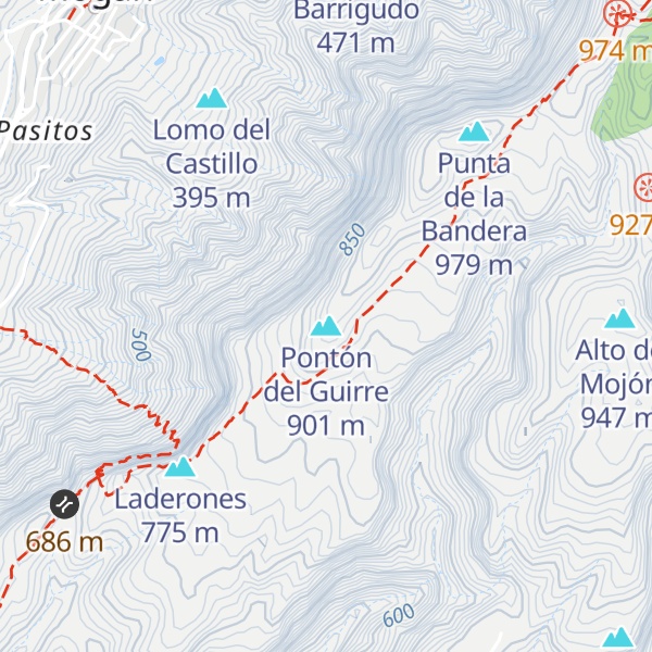 Map of Pontón del Guirre