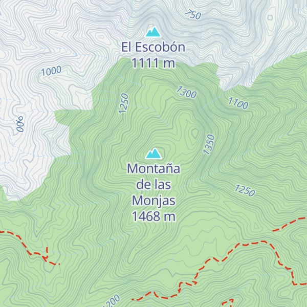 Map of Montaña de las Monjas