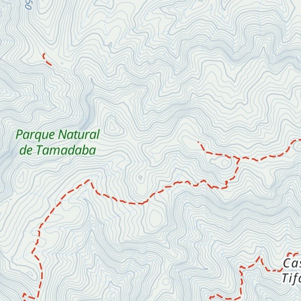 Map of Montaña Cueva del Humo