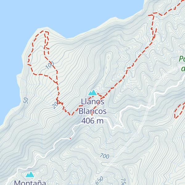 Map of Llanos Blancos