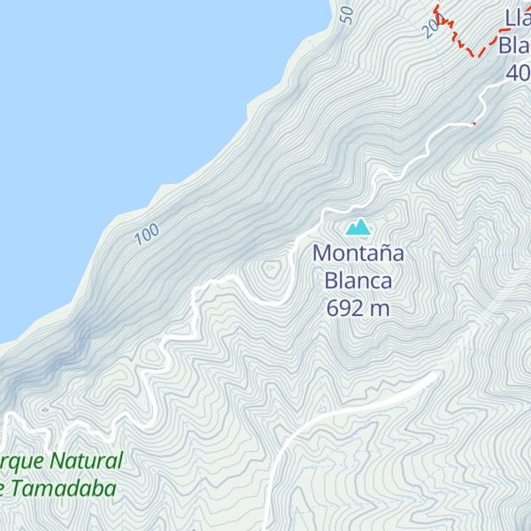 Map of Montaña Cerrada