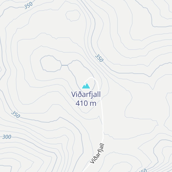 Map of Viðarfjall