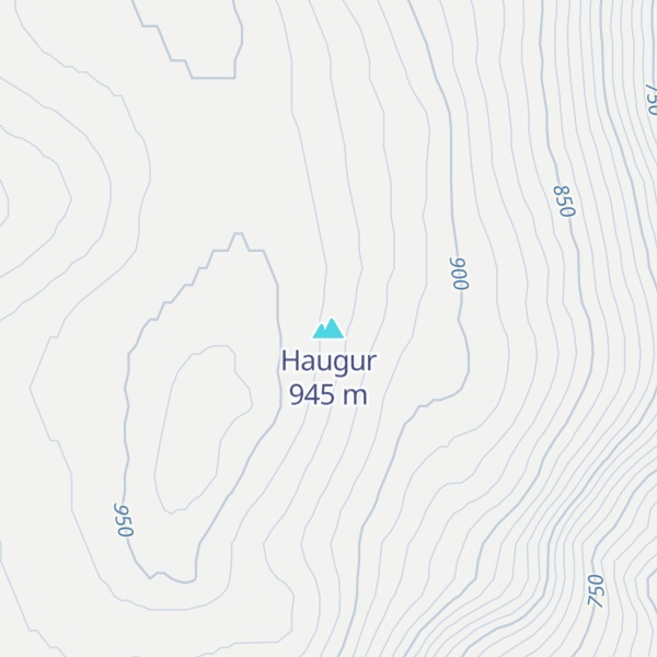 Map of Haugur