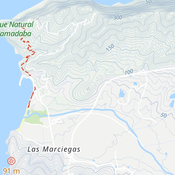 Map of Montaña Caserones