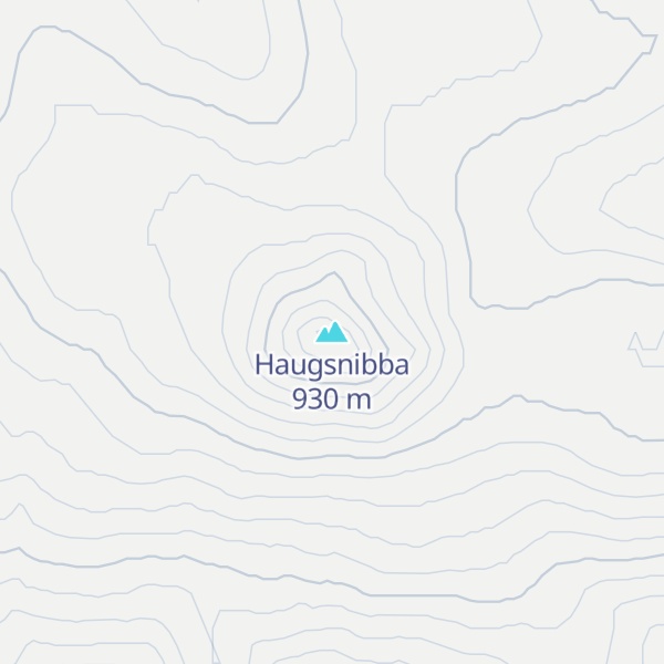 Map of Haugsnibba