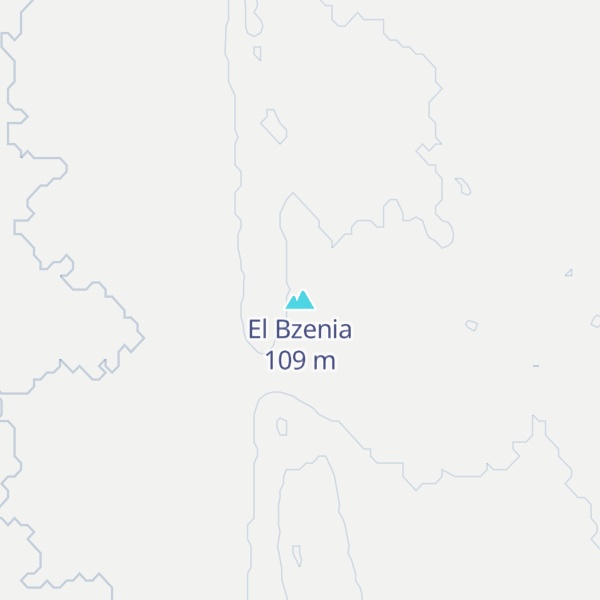 Map of El Bzenia