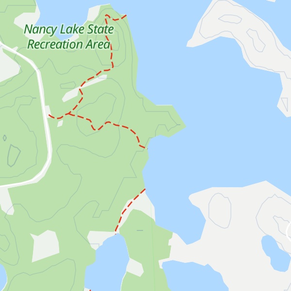 Map of Nancy Lake #4 Cabin