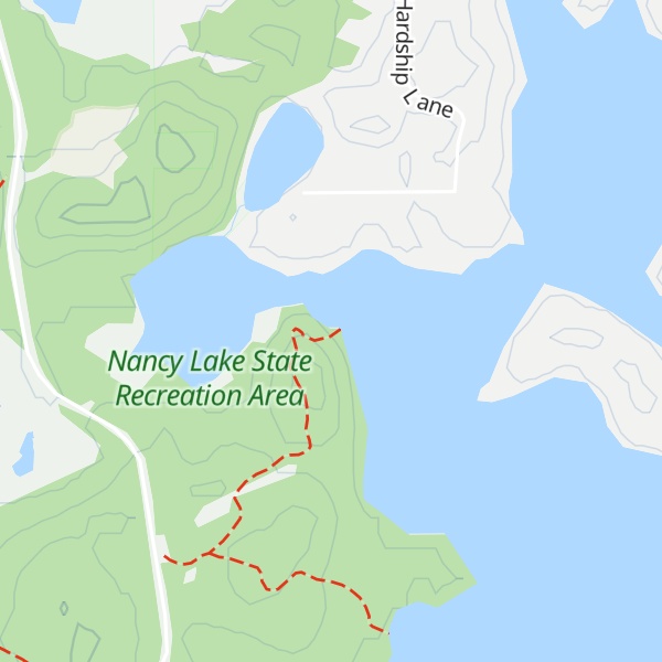 Map of Nancy Lake #1 Cabin