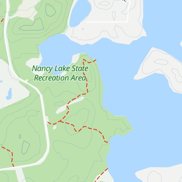 Map of Nancy Lake #2 Cabin