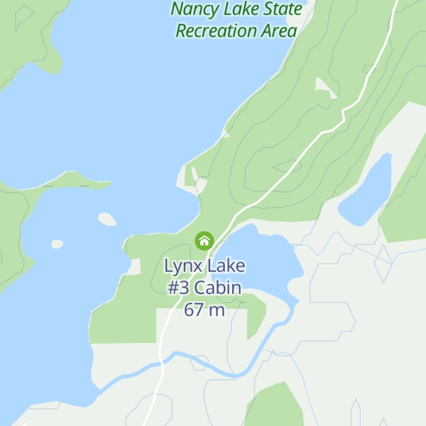 Map of Lynx Lake #2 Cabin