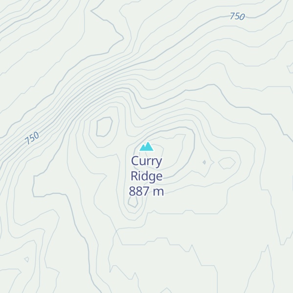 Map of Curry Ridge
