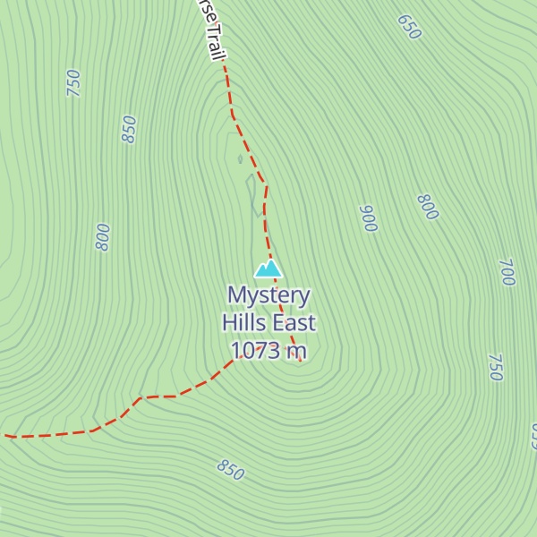 Map of Mystery Hills East