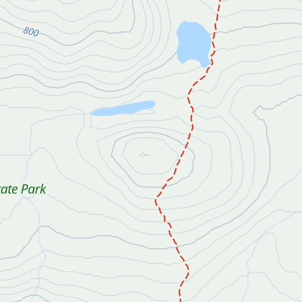 Map of Ten Mile Hill