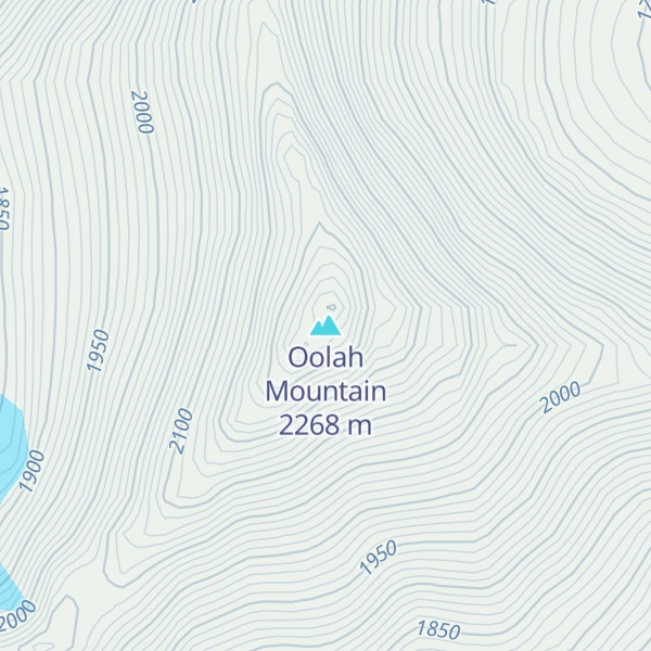 Map of Oolah Mountain