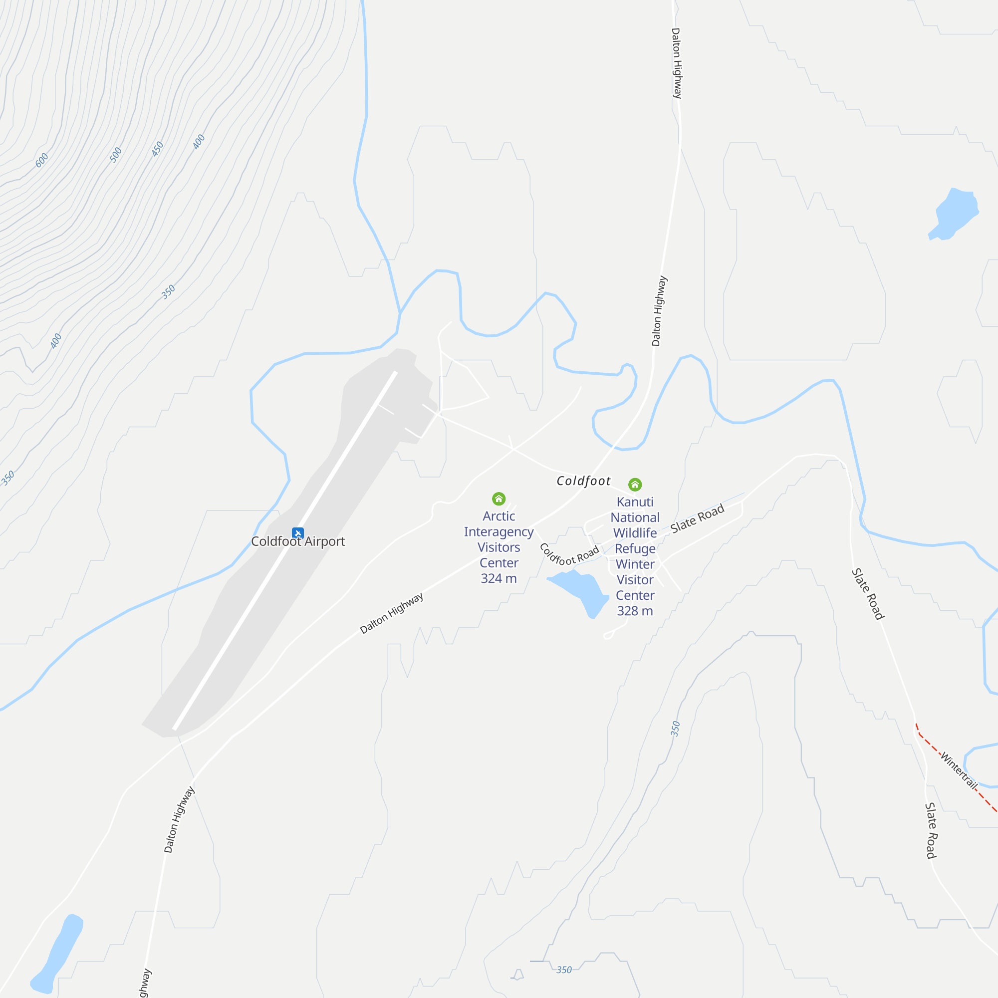 Arctic Interagency Visitors Center map