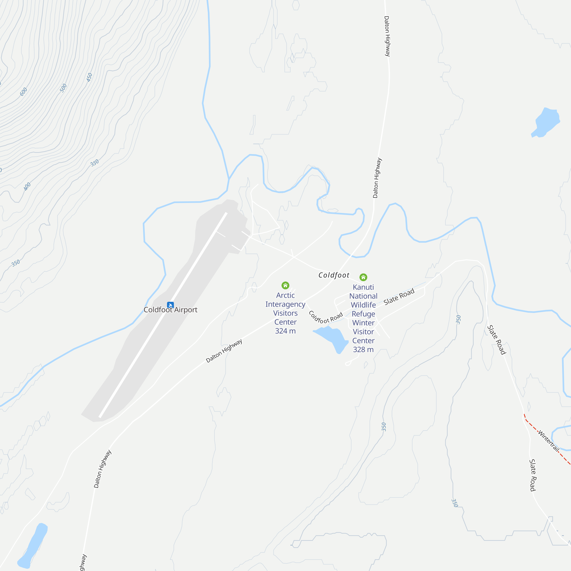 Arctic Interagency Visitors Center map