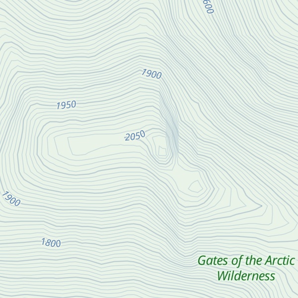 Map of Apoon Mountain