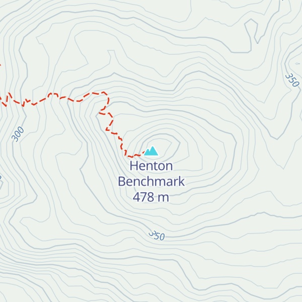 Map of Henton Benchmark