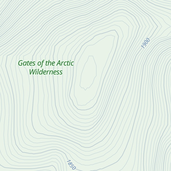 Map of Amakwk Mountain