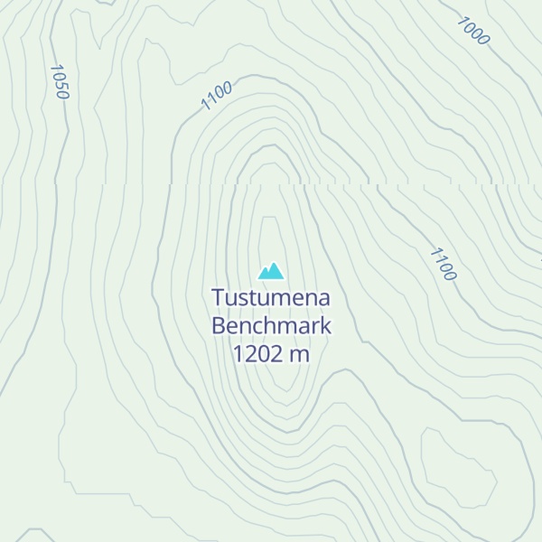 Map of Tustumena Benchmark
