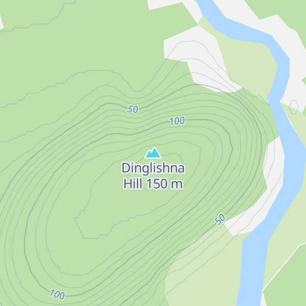 Map of Dinglishna Hill