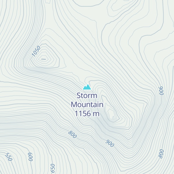 Map of Storm Mountain