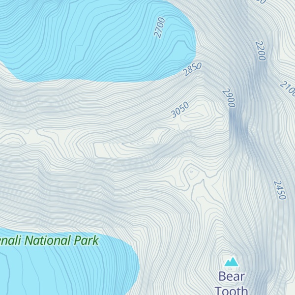 Map of The Moose's Tooth