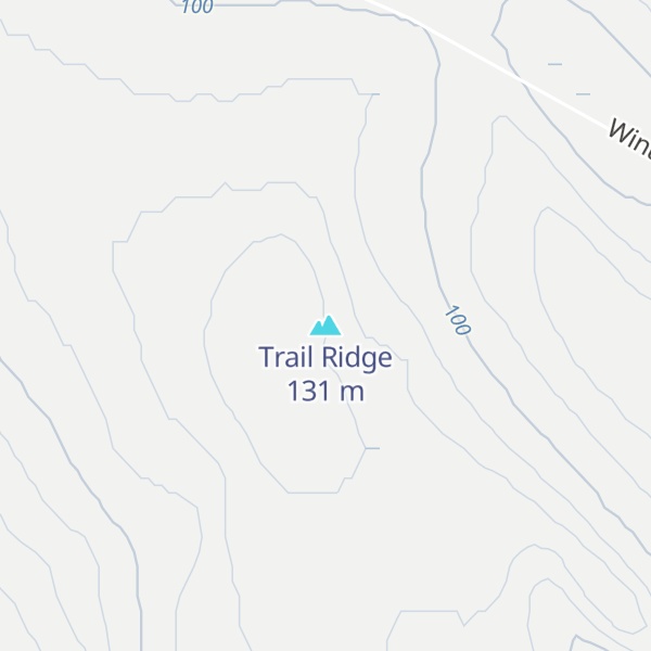 Map of Trail Ridge