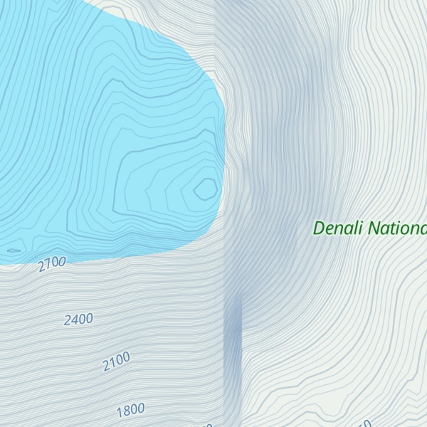 Map of Mount Dickey