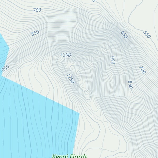 Map of Needle Peak