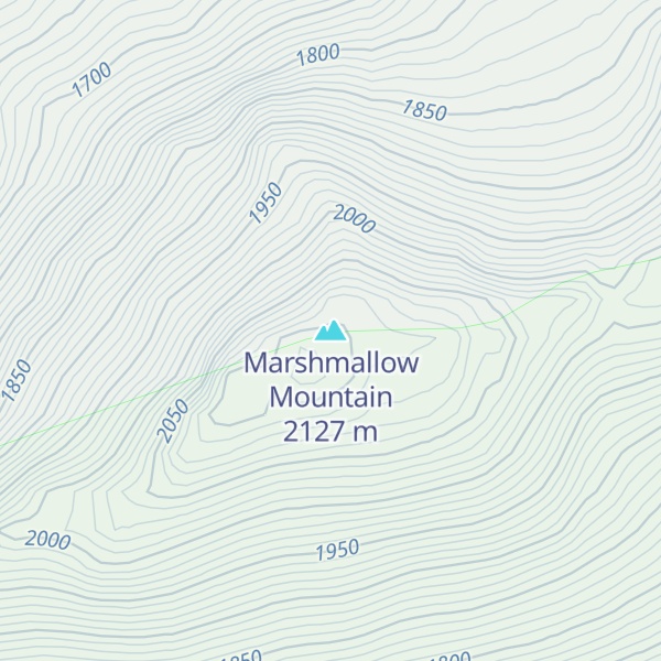 Map of Marshmallow Mountain