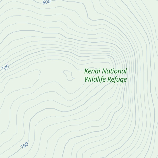 Map of Caribou Dome