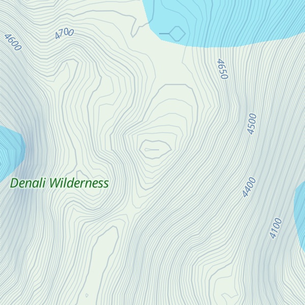 Map of South Buttress