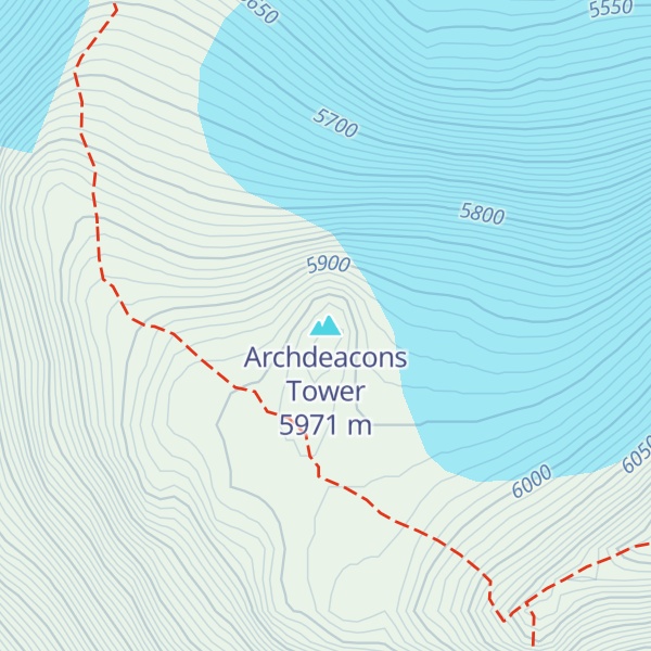 Map of Archdeacons Tower